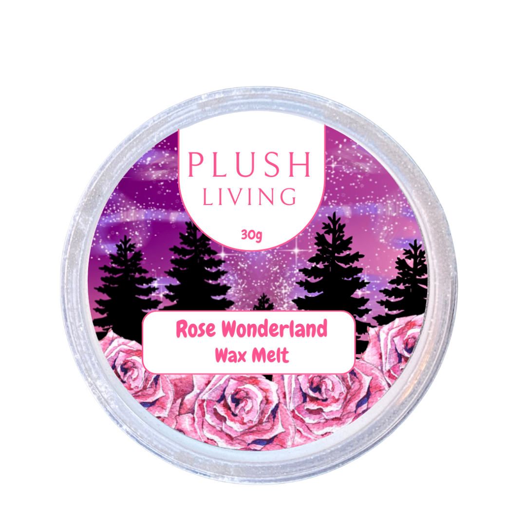 Rose Wonderland wax melt pot.