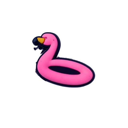 Flamingo Float Croc Charm