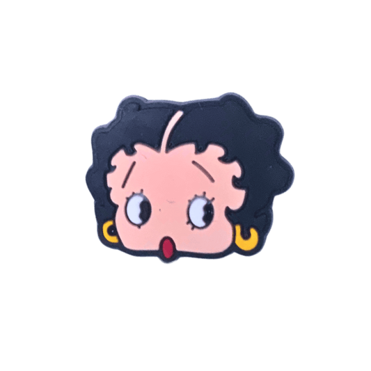 Betty Boop Face Croc Charm