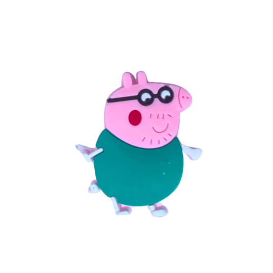 Daddy Pig Croc Charm