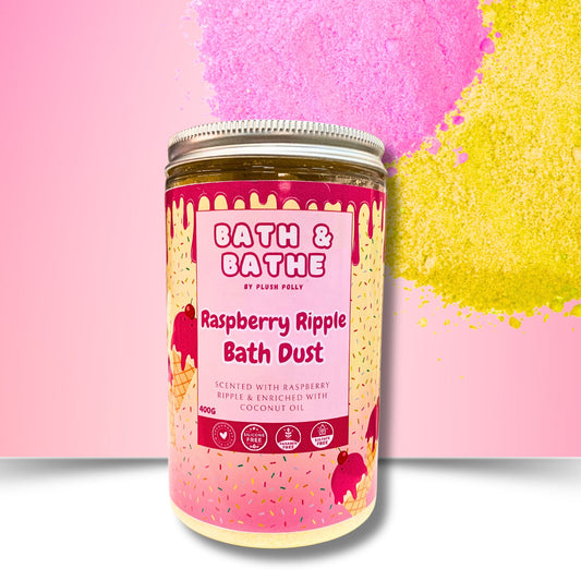 Raspberry Ripple Bath Dust