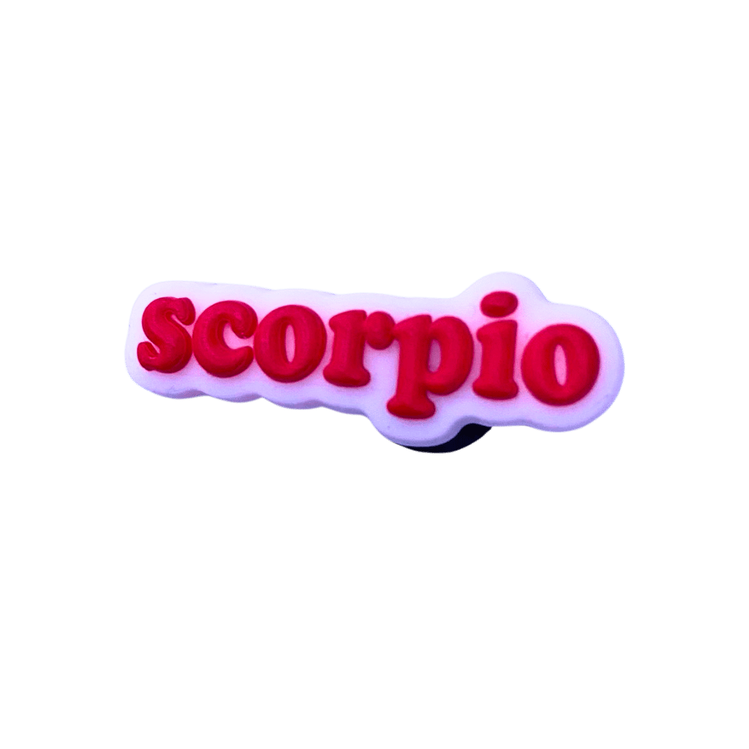 Scorpio Croc Charm