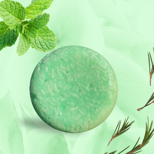 Tea Tree & Peppermint Shampoo Bar - Sulfate Free - Soothing