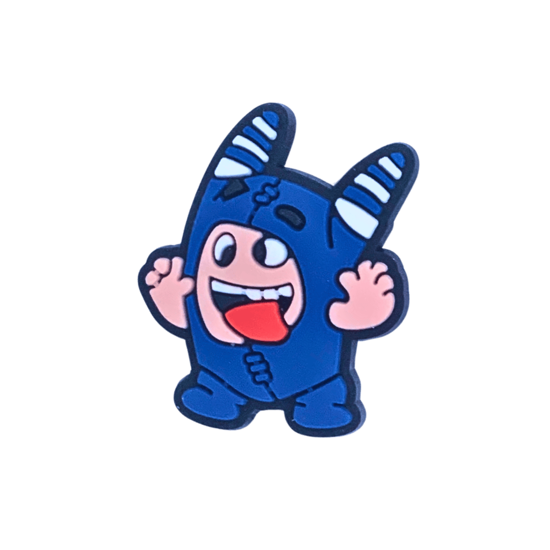 Blue Oddbods Croc Charm