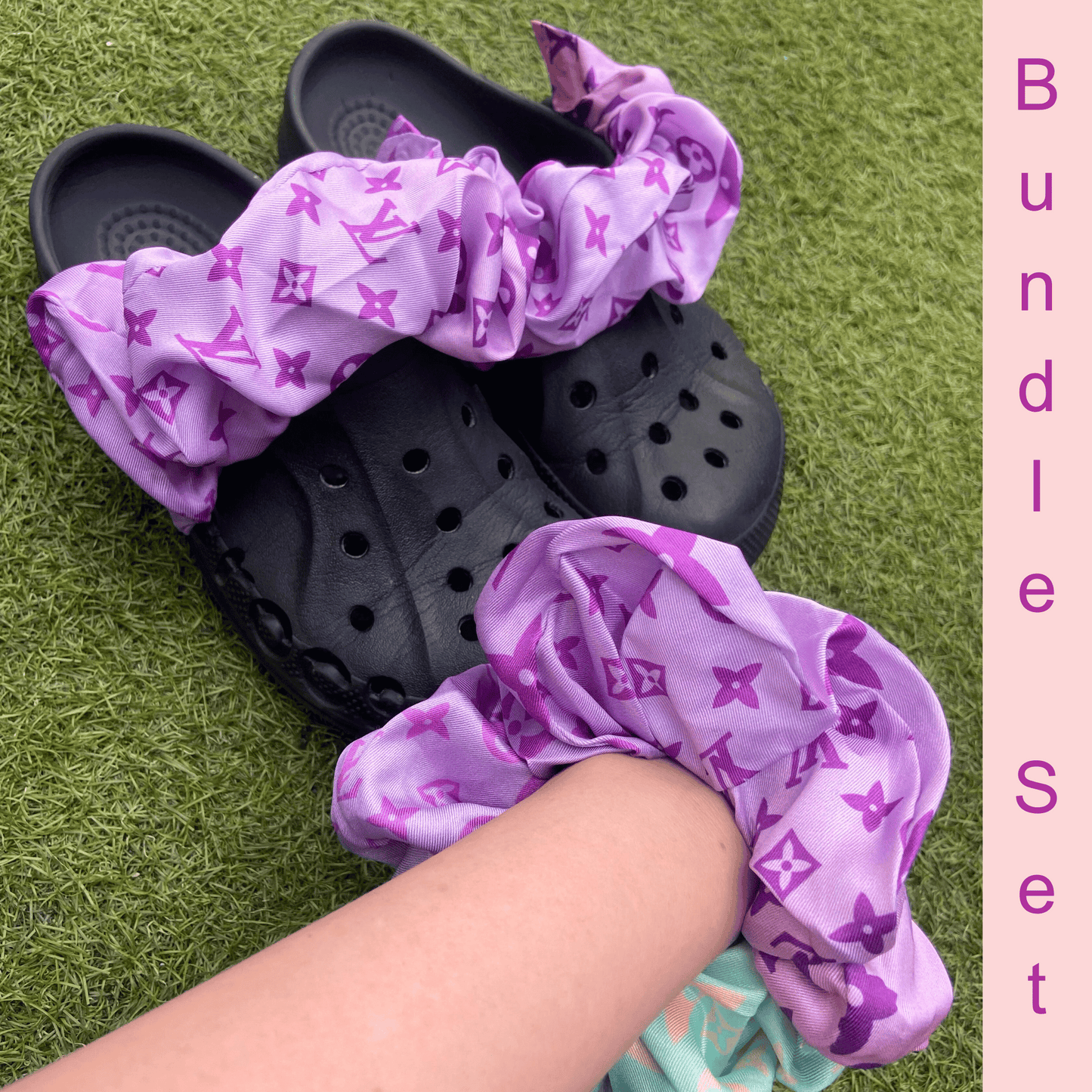 Croc strap & scrunchie sets