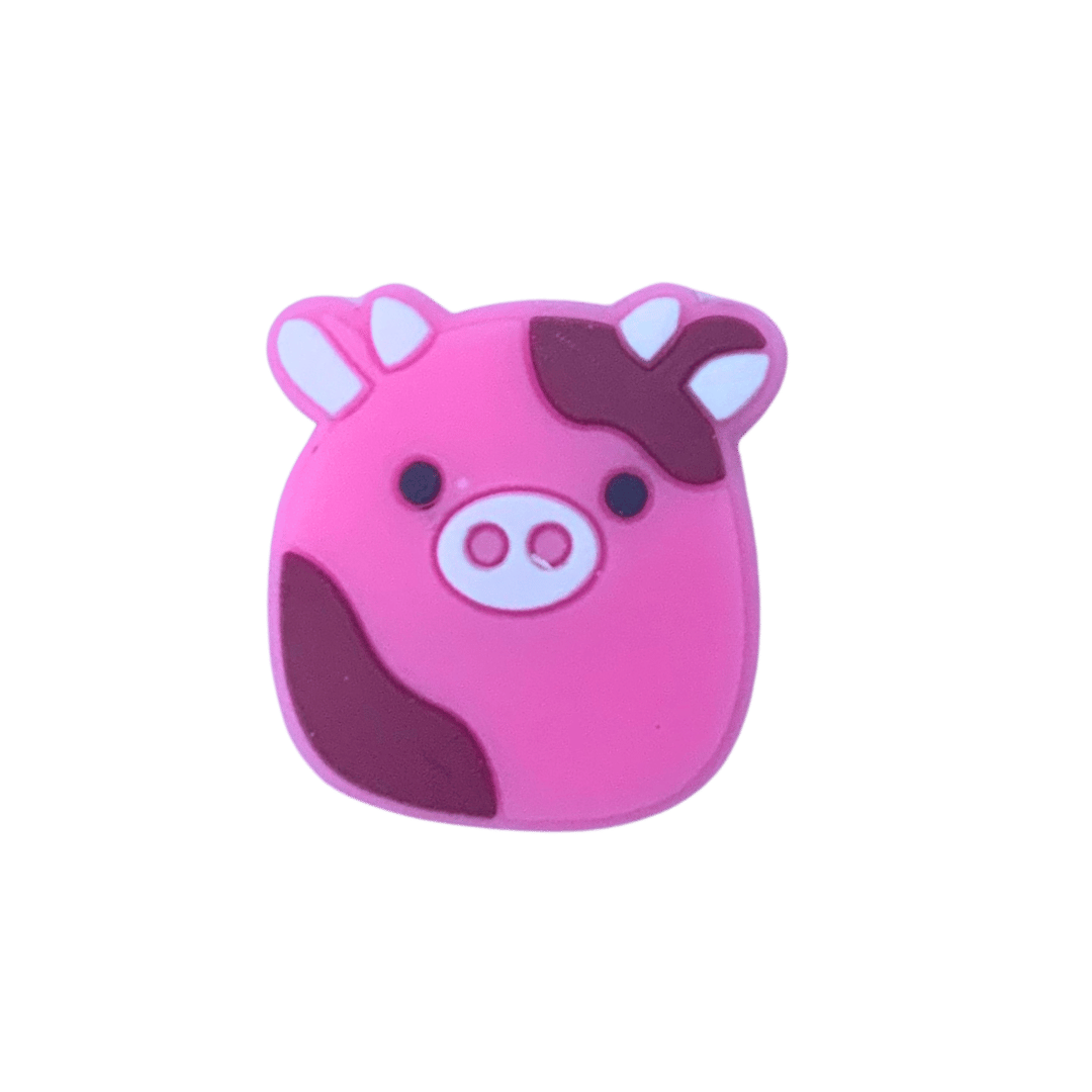 Squishmallow Pig Croc Charm