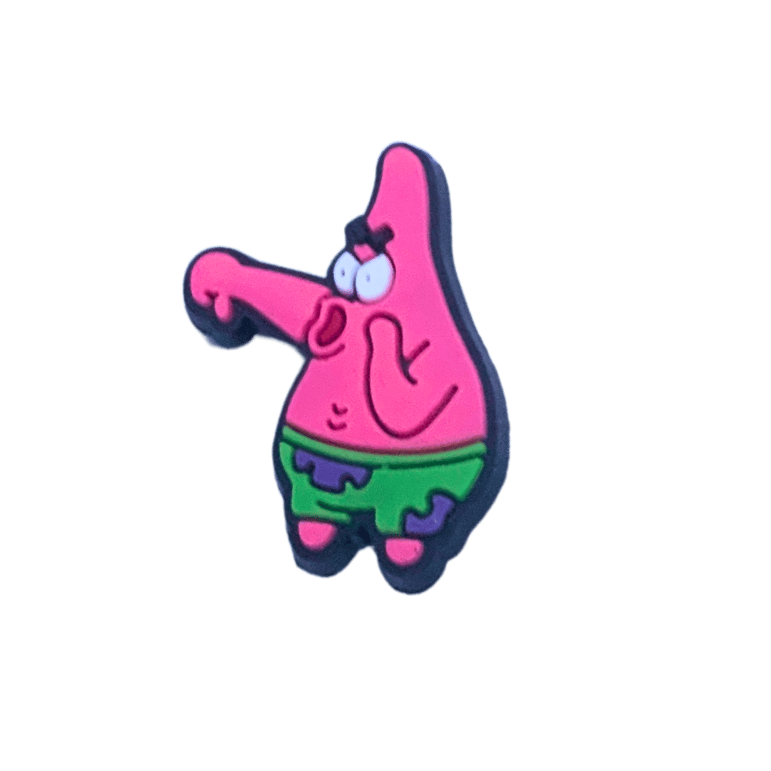 Patrick Star Croc Charm