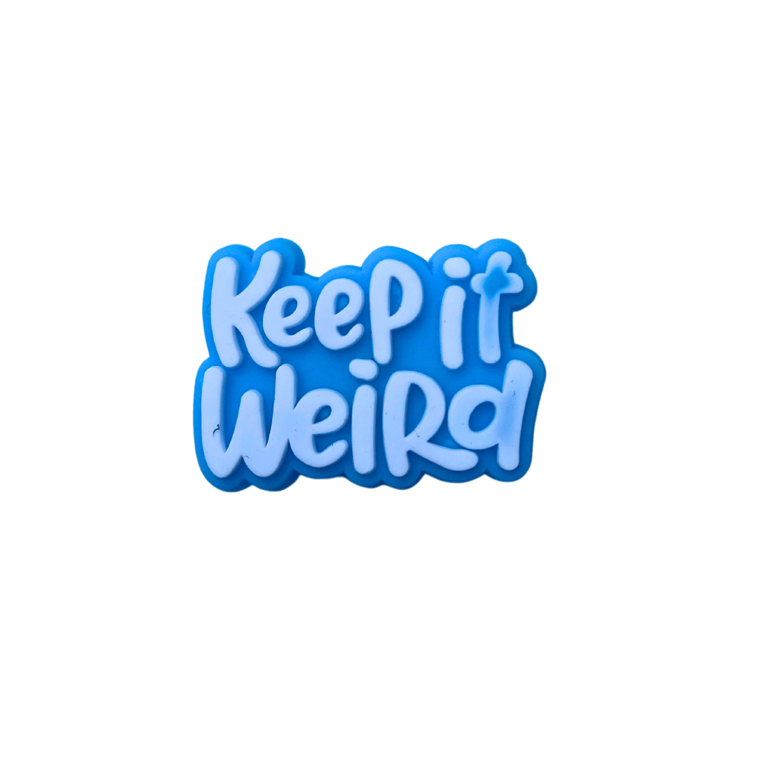 Keep it Weird Croc Charm