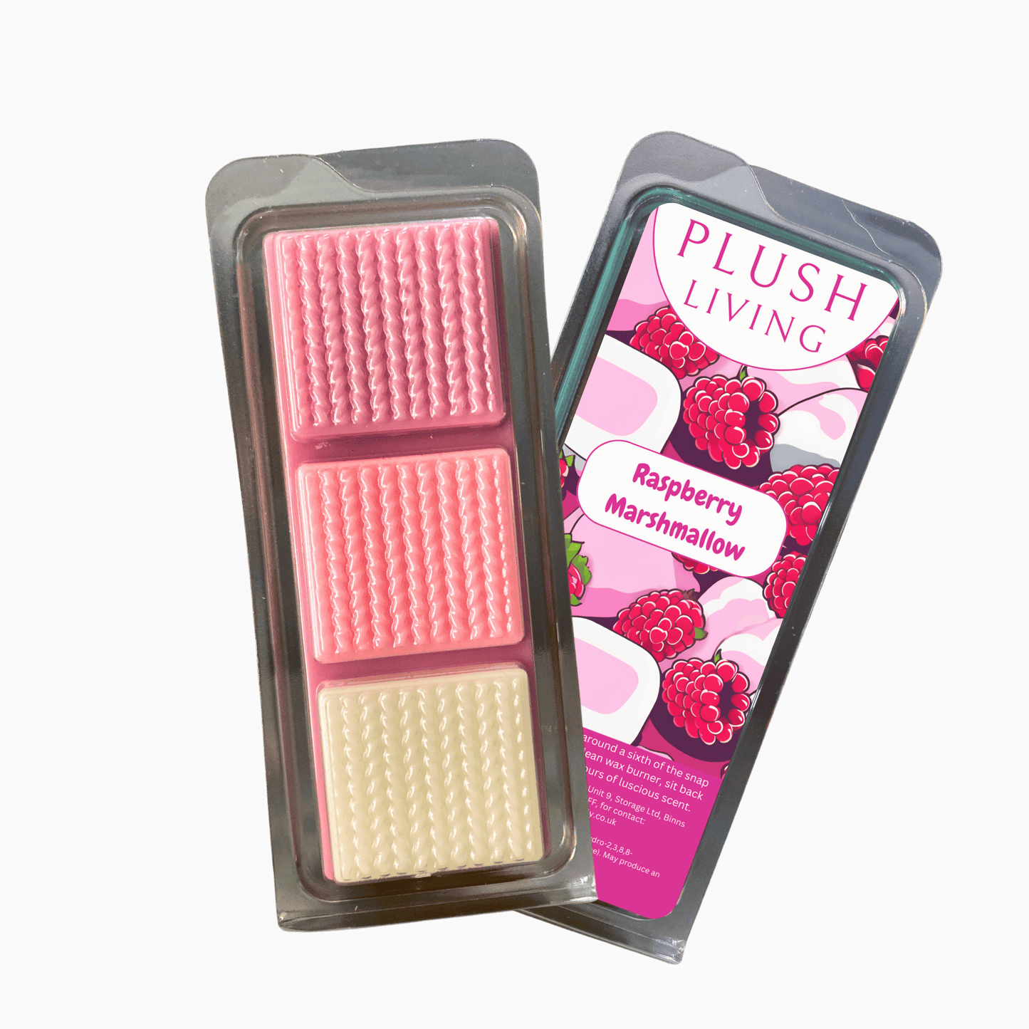 Raspberry Marshmallow Cosy Knit Wax Clamshell